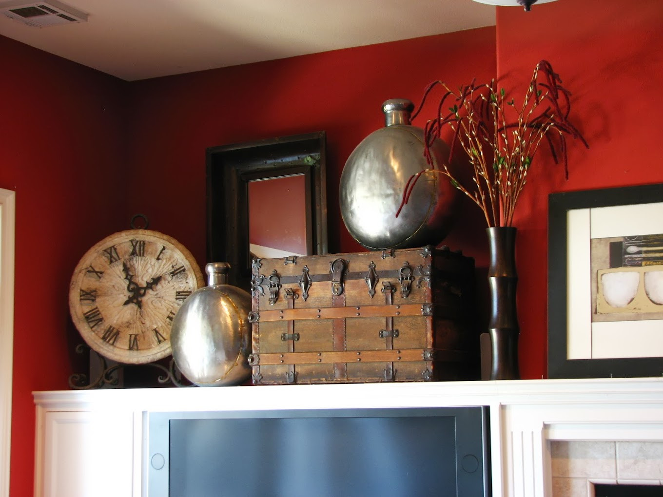 Freshly painted wine-country interior