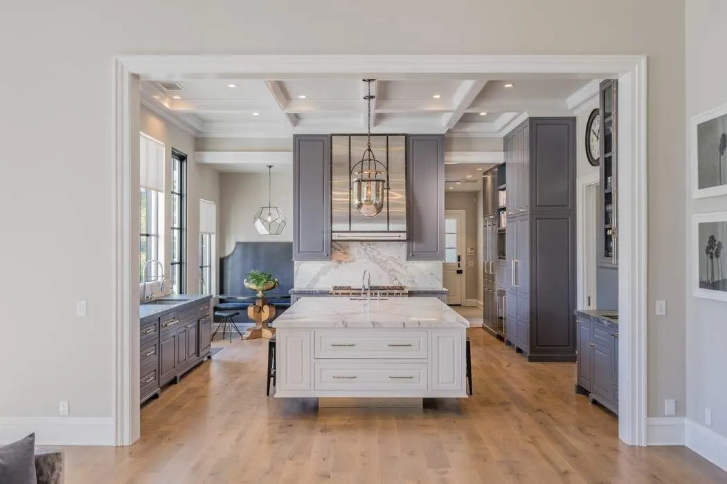 Refinished kitchen cabinets